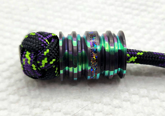 1 Python Titanium Damascus 1 of 1 FS with Dichrolam inlay