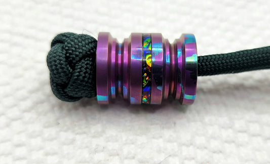 1 Python Titanium Damascus 1 of 1 FS with Dichrolam inlay