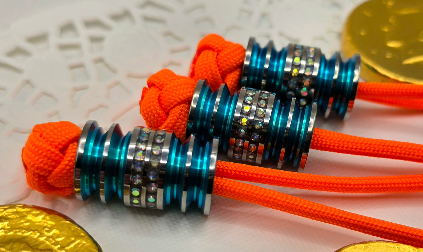 1 Titanium XL with faux Diamond