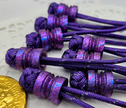 1 Crystallized Titanium Damascus Smedium (Blurple)