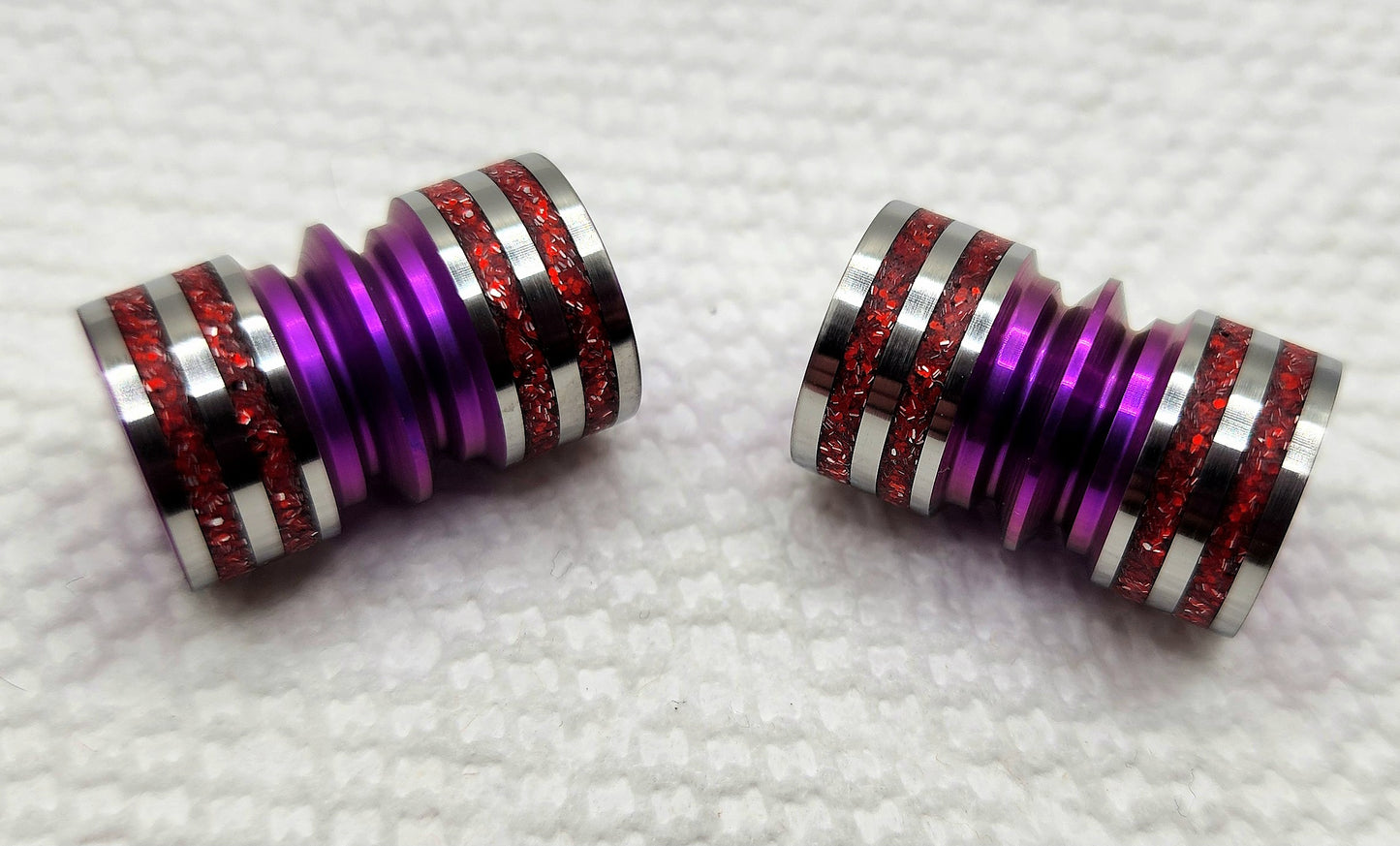 1 Titanium MMXL with Ruby Sparkle inlays