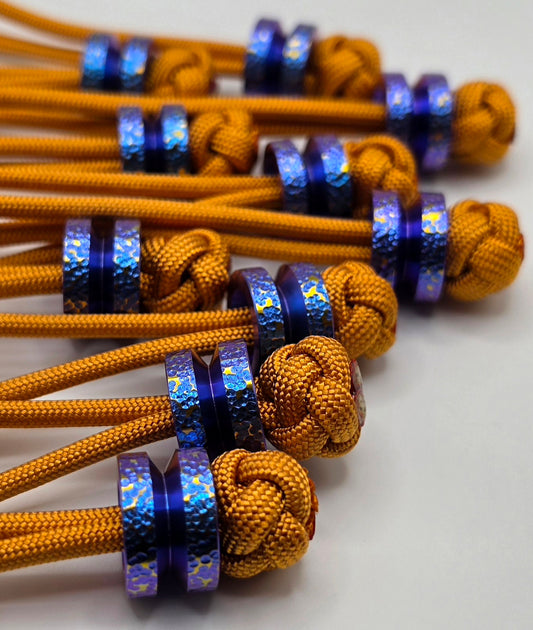 1 Hammered Ti OG Mini -Blurple & Gold ano