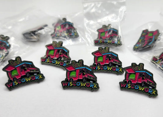 Enamel WiscoWorx Pin