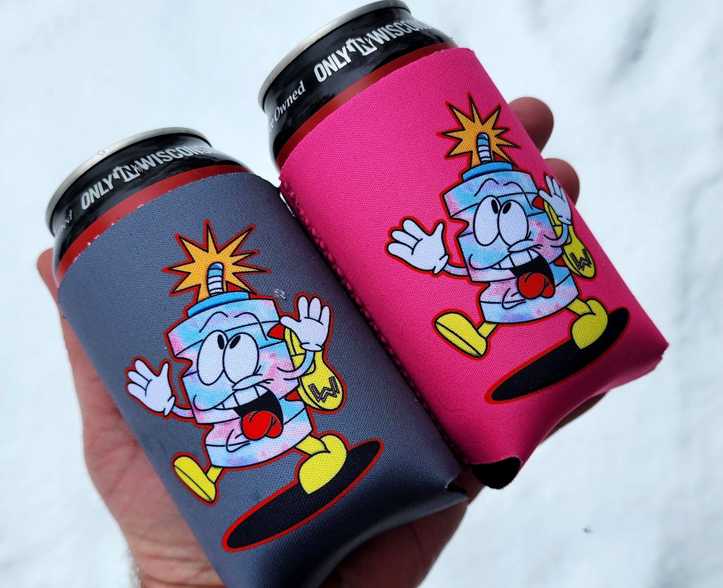 12oz WiscoWorx Can Coozie