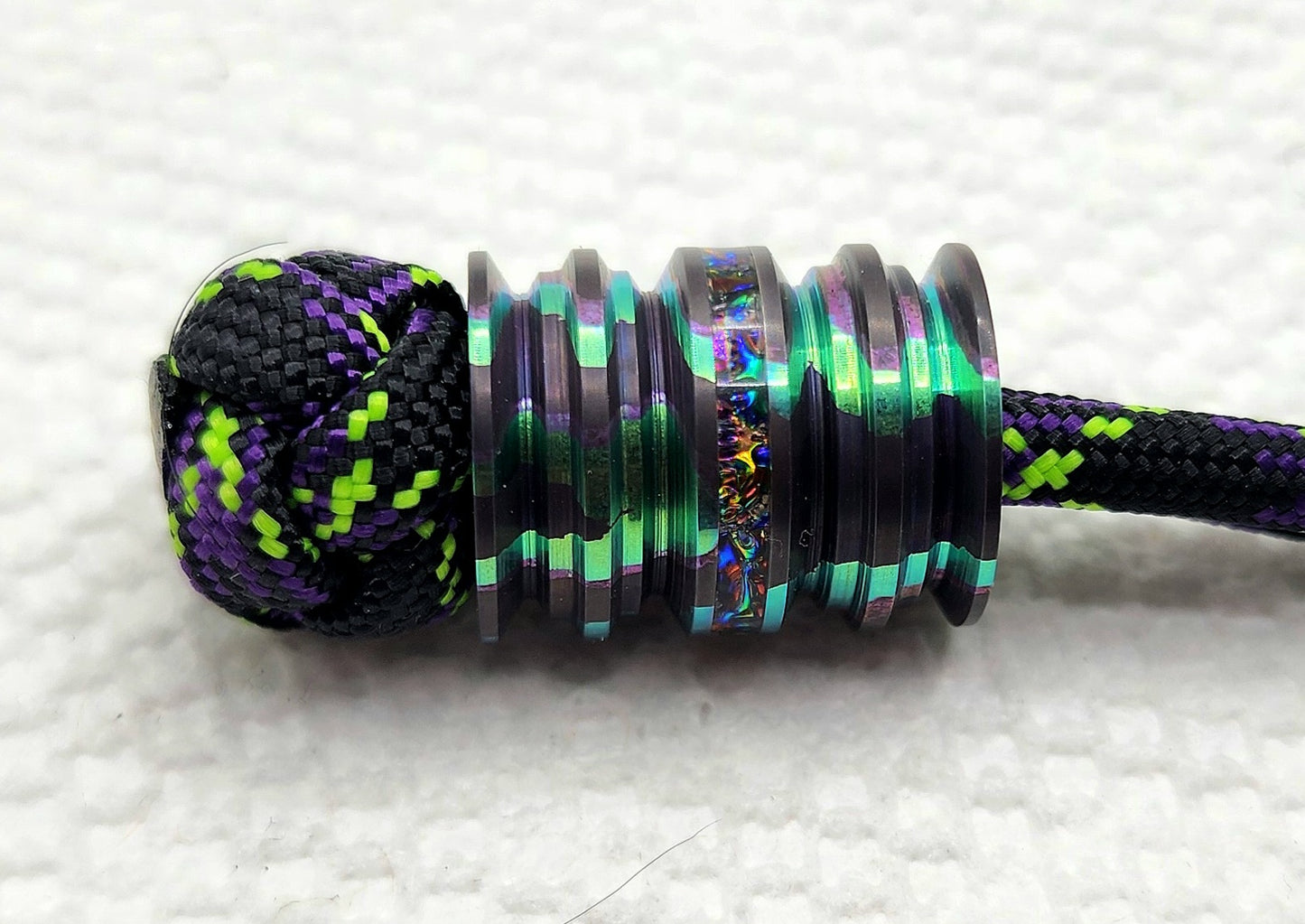 1 Python Titanium Damascus 1 of 1 FS with Dichrolam inlay