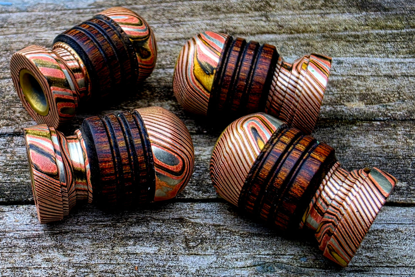 Mokume/Walnut Hybrid Bomb