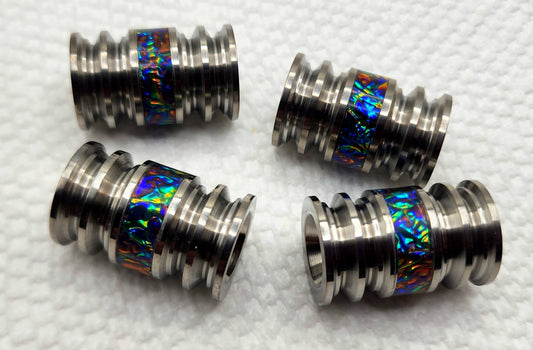 Titanium Double Mini XL with Dichrolam inlay