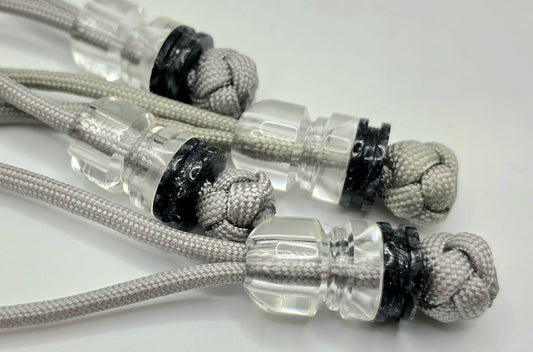1 Crystal Acrylic Baby Bomb w/ Stardust Grooved Spacer
