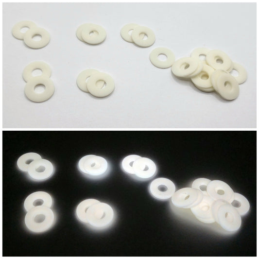 2 pack of White Hyperglow Thin Spacers