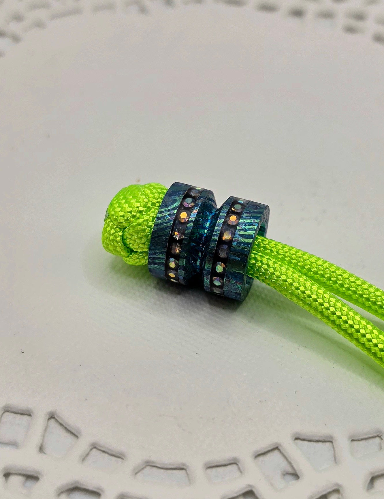 1 Crystallized Ti Dama Smedium w/ Diamond inlays